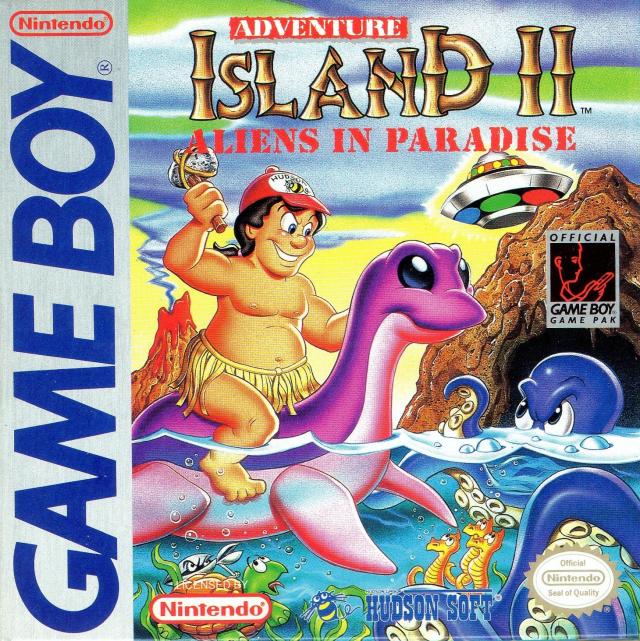 The coverart image of Adventure Island II: Aliens in Paradise