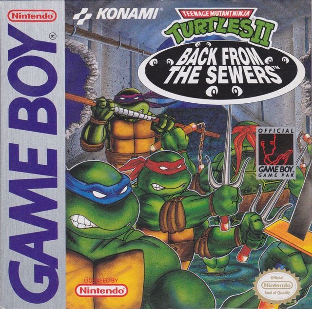 The coverart image of Teenage Mutant Ninja Turtles II: Back from the Sewers 
