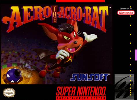 The coverart image of Aero the Acro-Bat