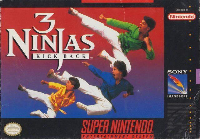 The coverart image of 3 Ninjas Kick Back