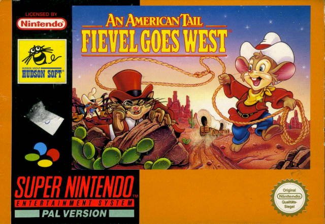 The coverart image of An American Tail - Fievel Goes West