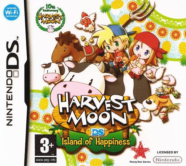 The coverart image of Harvest Moon DS: Island of Happiness