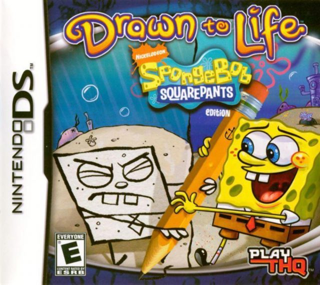 The coverart image of Drawn to Life: SpongeBob SquarePants Edition