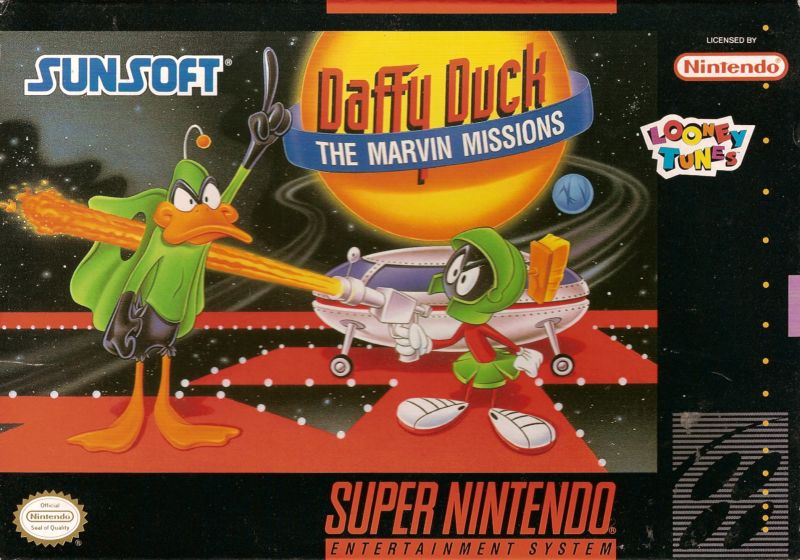 The coverart image of Daffy Duck - The Marvin Missions 