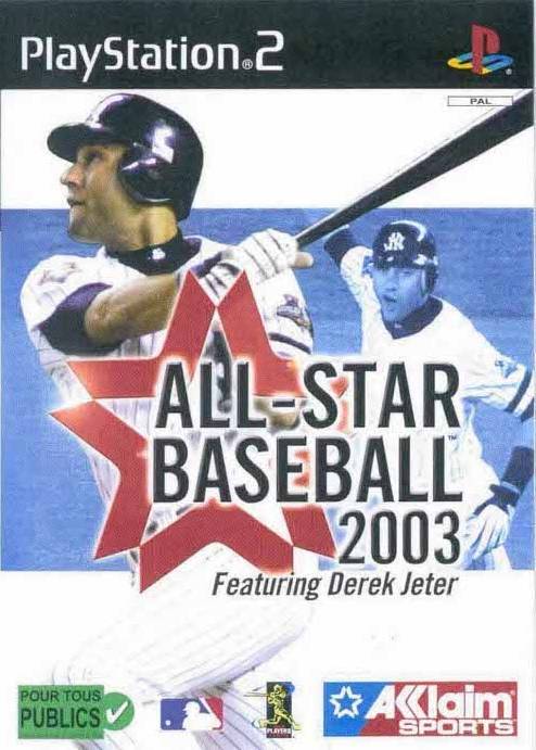 The coverart image of All-Star Baseball 2003: Featuring Derek Jeter
