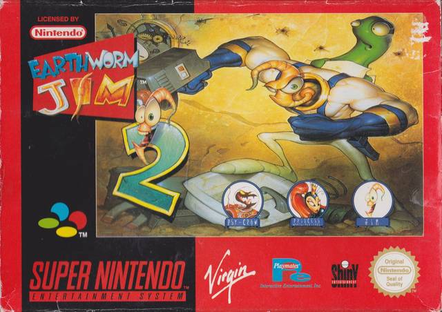 The coverart image of Earthworm Jim 2 