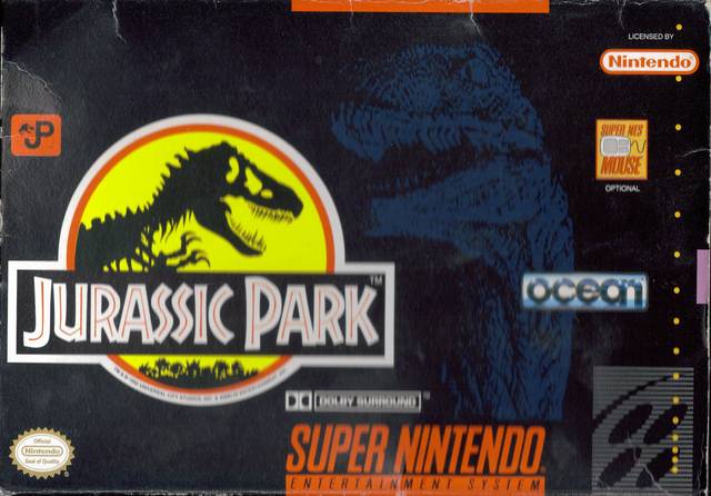The coverart image of Jurassic Park Save Feature SRAM