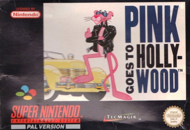 The coverart image of Pink Panther in Pink Goes to Hollywood