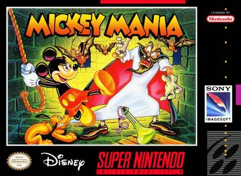 The coverart image of Mickey Mania: The Timeless Adventures of Mickey Mouse