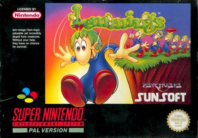 The coverart image of Lemmings 