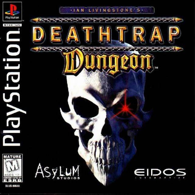 The coverart image of Deathtrap Dungeon