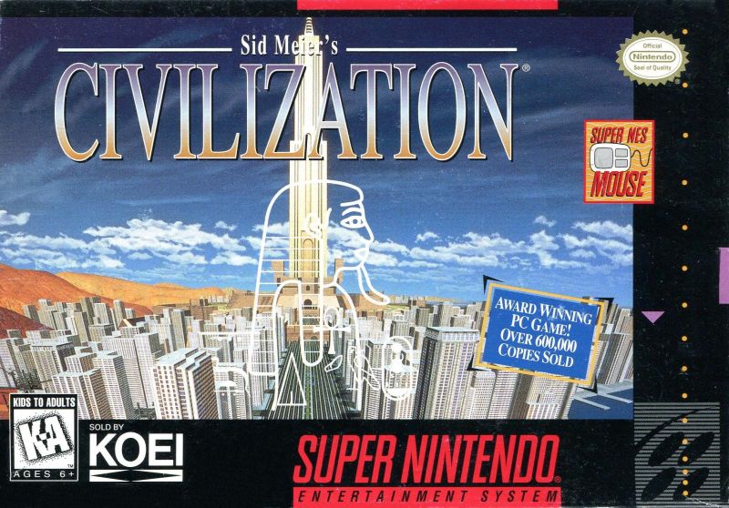 The coverart image of Sid Meier's Civilization