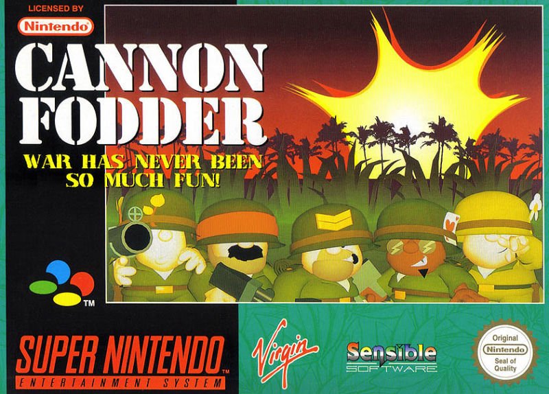The coverart image of Cannon Fodder 