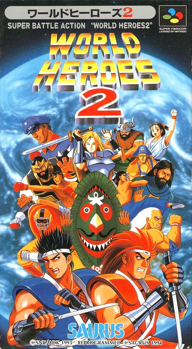 The coverart image of World Heroes 2