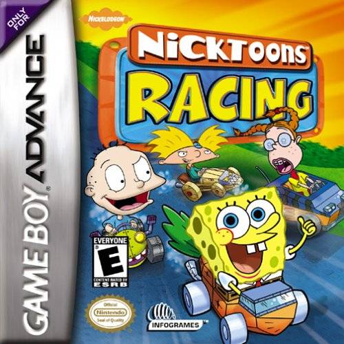 The coverart image of Nicktoons Racing