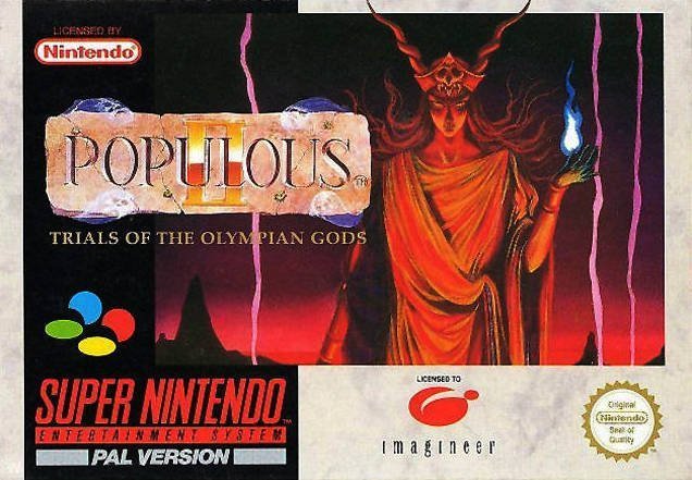 The coverart image of Populous II - Trials of the Olympian Gods