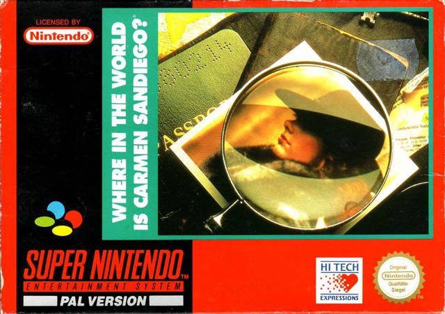 The coverart image of Where in the World is Carmen Sandiego 