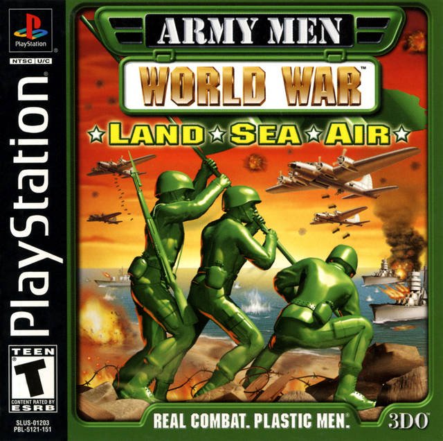 The coverart image of Army Men: World War - Land, Sea & Air