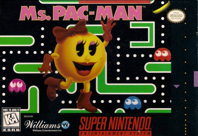 The coverart image of Ms. Pac-Man