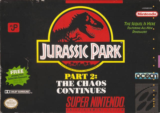 The coverart image of Jurassic Park II - The Chaos Continues 