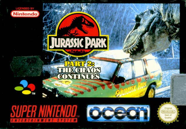 The coverart image of Jurassic Park II - The Chaos Continues