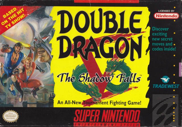 The coverart image of Double Dragon V: The Shadow Falls - Secret Characters Unlocked