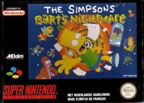 The coverart image of The Simpsons - Bart's Nightmare