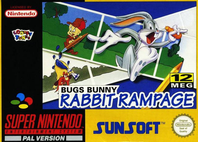 The coverart image of Bugs Bunny: Rabbit Rampage