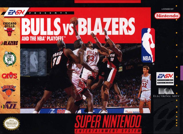 The coverart image of Bulls vs Blazers and the NBA Playoffs