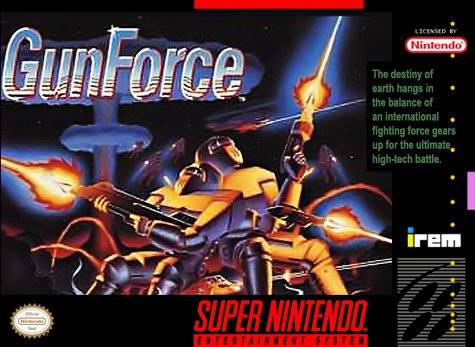 The coverart image of GunForce - Battle Fire Engulfed Terror Island 