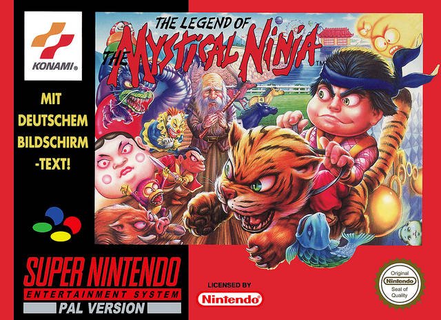 The coverart image of The Legend of the Mystical Ninja