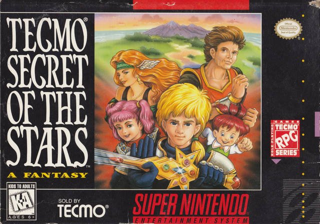 The coverart image of Tecmo Secret of the Stars 