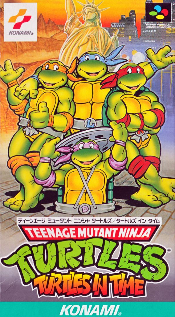 The coverart image of Teenage Mutant Ninja Turtles - Turtles in Time 