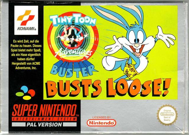 The coverart image of Tiny Toon Adventures: Buster Busts Loose!