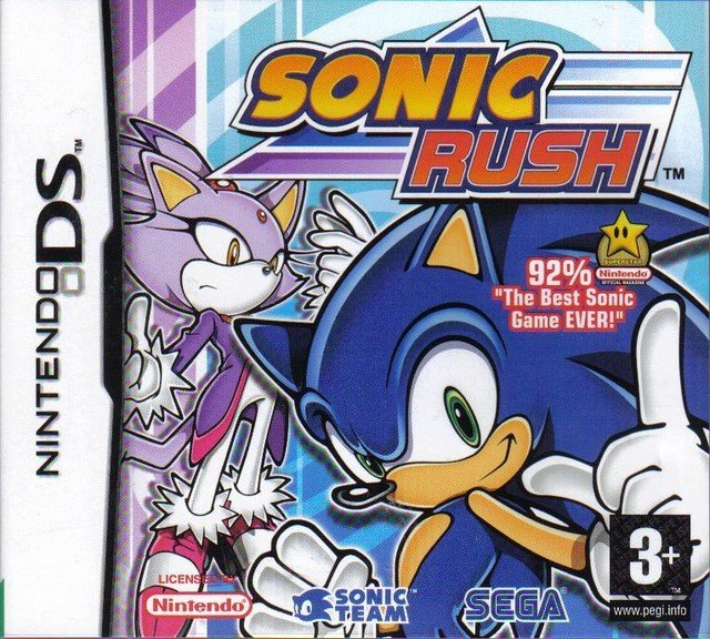 The coverart image of Sonic Rush