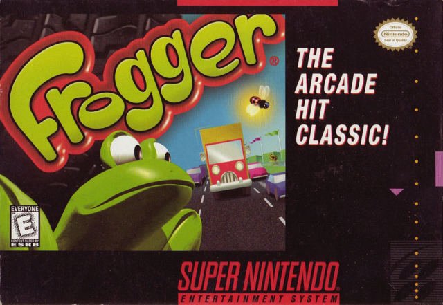 The coverart image of Frogger
