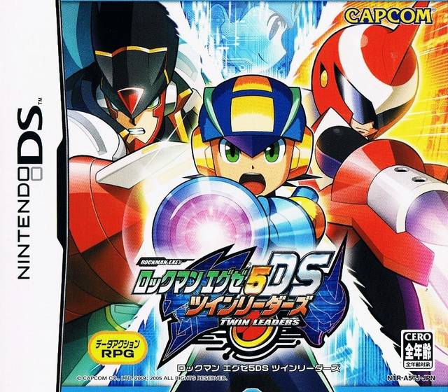 The coverart image of RockMan EXE 5 DS: Twin Leaders