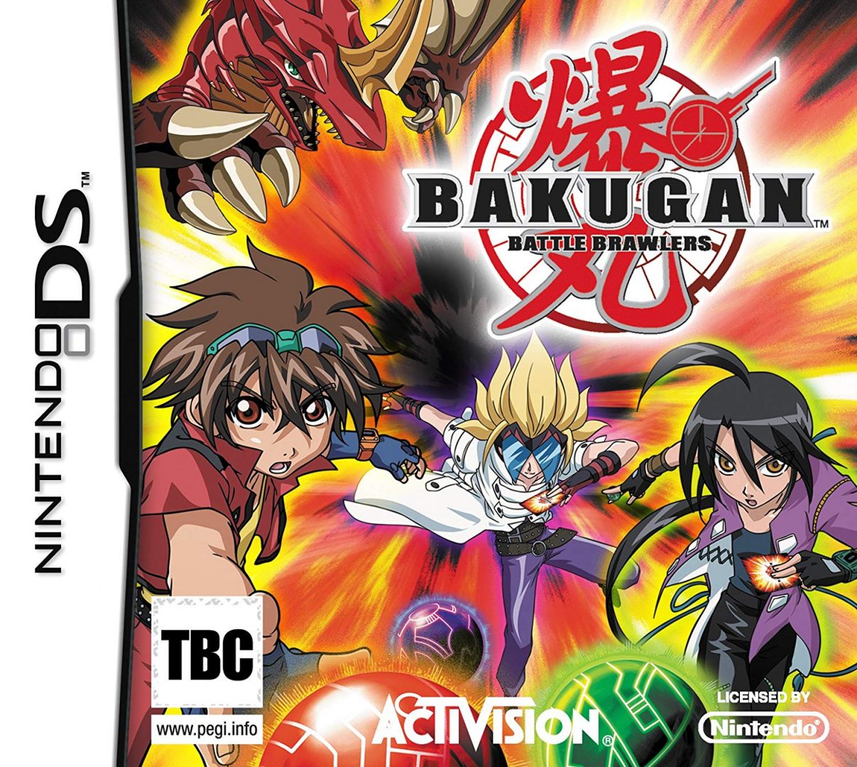 The coverart image of Bakugan Battle Brawlers
