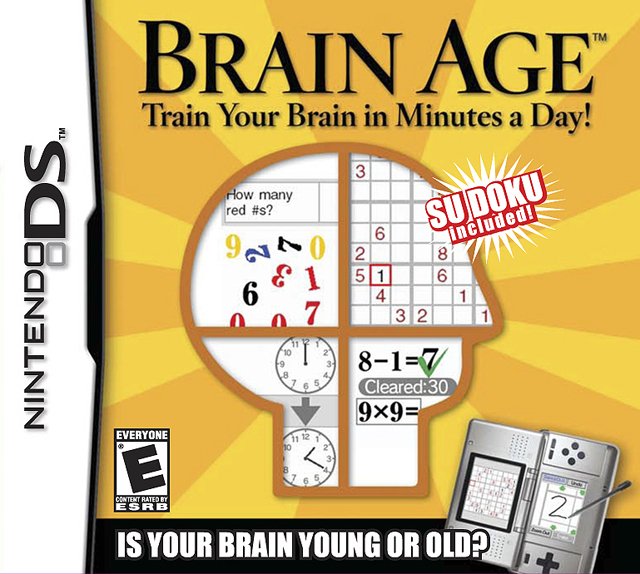 The coverart image of Brain Age: Train Your Brain in Minutes a Day!