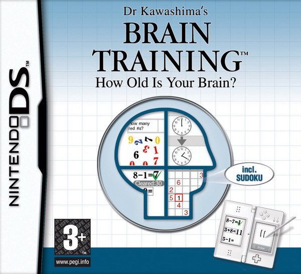 The coverart image of Dr Kawashima's Brain Training: How old is your Brain?