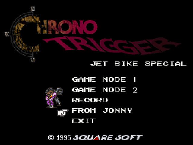 The coverart image of Chrono Trigger: Jet Bike Special 