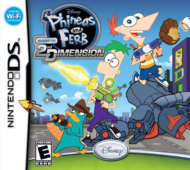 The coverart image of Phineas and Ferb: Across the 2nd Dimension