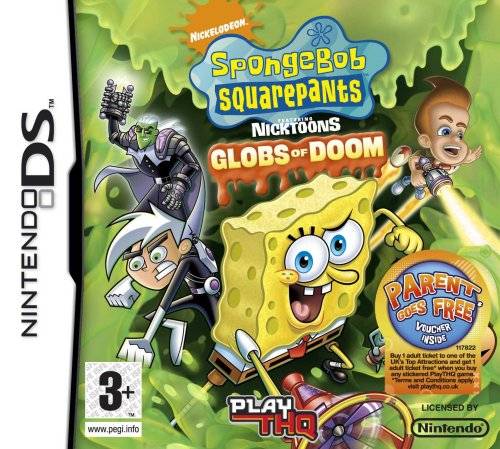 The coverart image of SpongeBob SquarePants featuring Nicktoons: Globs of Doom