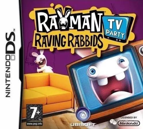 The coverart image of Rayman Raving Rabbids: TV Party 