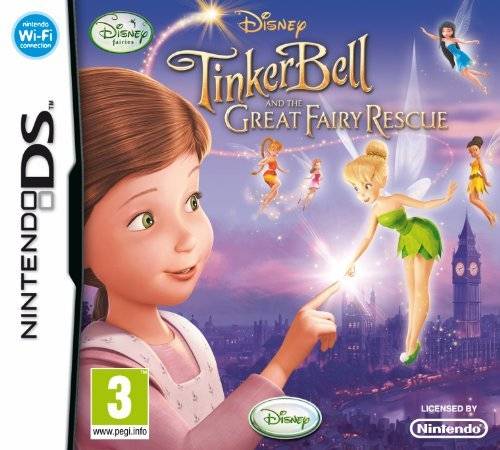 The coverart image of Tinkerbell and The Great Fairy Rescue