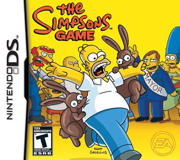 The coverart image of The Simpsons Game