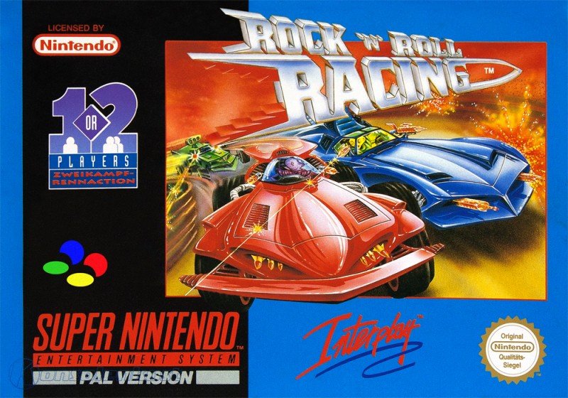 The coverart image of Rock n' Roll Racing 