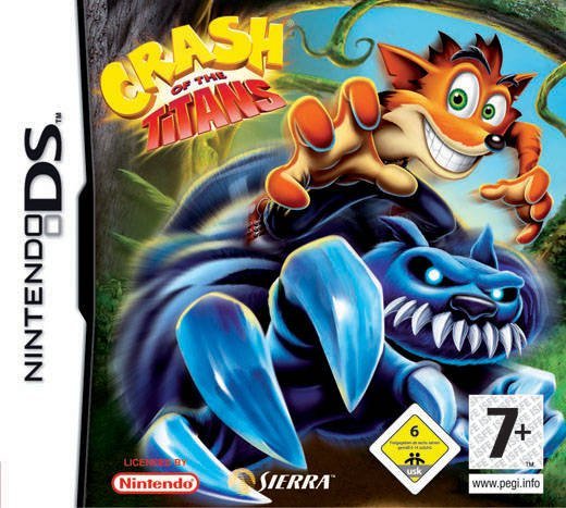 The coverart image of Crash of the Titans