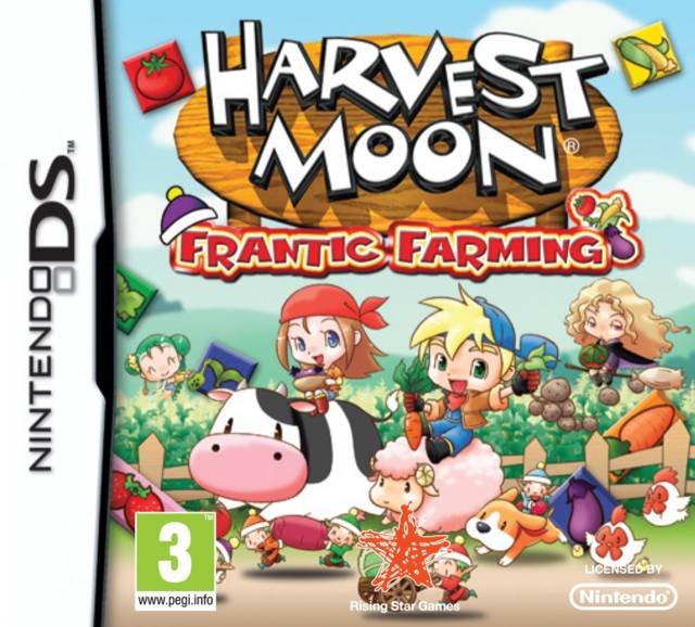 The coverart image of Harvest Moon: Frantic Farming