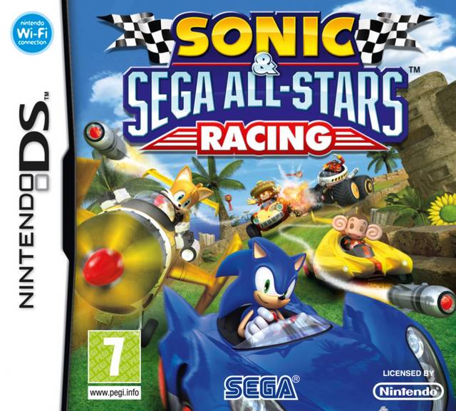 The coverart image of Sonic & Sega All-Stars Racing